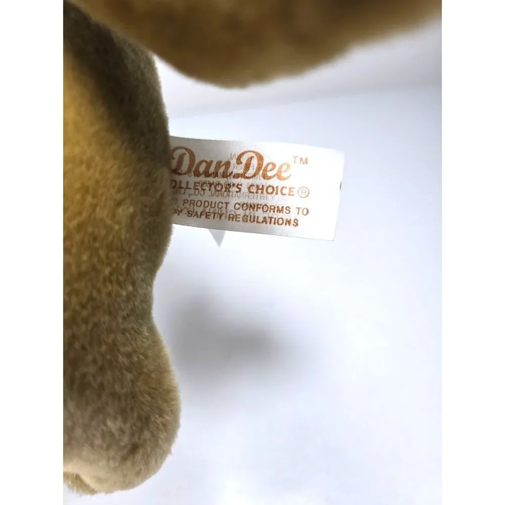 Dan Dee Golden Retriever Dog Plush Stuffed Animal Good Eyes Brown Tan Puppy 12